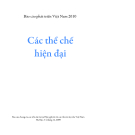 Báo cáo:  các thể chế về tham nhũng năm 2010-Các thể chế hiện đại