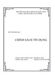 Chính sách tín dụng