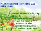 PHÂN TÍCH MỘT HỆ THỐNG VAC ĐIỂN HÌNH