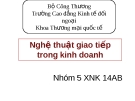 Nghệ thuật giao tiếp trong kinh doanh