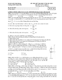 ĐỀ THI THỬ TUYỂN SINH ĐẠI HỌC LẦN 1 NĂM 2012 MÔN VẬT LÝ ( Trường THPT Kinh Môn - mã đề 108 )