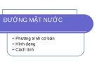 ĐƯỜNG MẶT NƯỚC