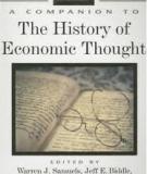 A COMPANION TO THE HISTORY OF ECONOMIC THOUGHT