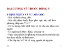 ĐẠI CƯƠNG VỀ THUỐC ĐÔNG Y 