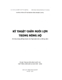 Kỹ thuật chăn nuôi lợn trong nông hộ