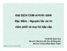 ĐẠI DỊCH CÚM A/H1N1-2009  - Cấp cứu bệnh nhân chấn thương cột sống tại hiện trường - VŨ VIẾT CHÍNH