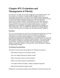 Chapter 075. Evaluation and Management of Obesity