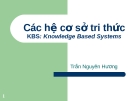 Bài giảng: Các hệ cơ sở tri thức - Trần Nguyên Hương 