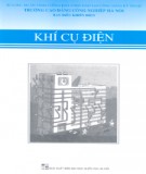 Giáo trình Khí cụ điện - NXB ĐH Quốc Gia Hà Nội