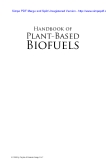 Handbook of Plant-Based Biofuels