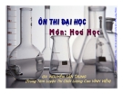 Ôn thi đại học: Môn hóa học