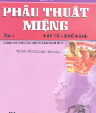 Kỹ thuật Phẫu thuật miệng - Gây tê - nhổ răng: Tập 1.2