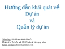 Hướng dẫn khái quát về dự án và quản lý dự án