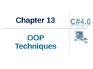 Chapter 13 OOP Techniques