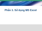 Phần 3. Sử dụng MS Excel