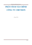 PHÂN TÍCH TÀI CHÍNH CÔNG TY CHEVRON