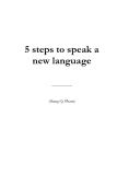 5 Steps to Speak a New Language
