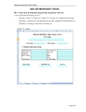 Bài tập thực hành Microsoft Excel 2007