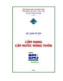 Cẩm nang cấp nước nông thôn - Lê Anh Tuấn