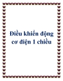 Điều khiển động cơ điện 1 chiều