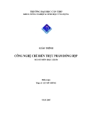 Giáo trình Công nghệ chế biến thực phẩm đóng hộp - ThS. Lê Mỹ Hồng