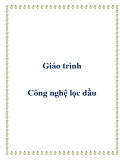 Giáo trình công nghệ lọc dầu