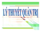 Lý thuyết quản trị trong kinh doanh