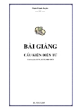 Bài giảng cấu kiện điện tử