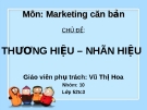 Thương hiệu - nhãn hiệu