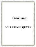 Giáo trình đối lưu khí quyển