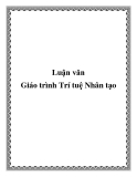 Tài liệu môn Trí tuệ Nhân tạo