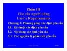 Chương 5: Phương pháp xác định yêu cầu