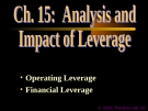 Financial Management - Chapter 15