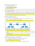 Câu hỏi trắc nghiệm CCNA 2 - Chương 4