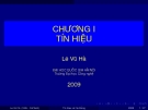 TÍN HIỆU VÀ HỆ THỐNG - LÊ VŨ HÀ