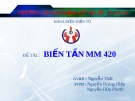 Biến tần MM 420