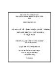 Luận văn - Đánh giá và công nhận chất lượng đối với phòng thí nghiệm ở Việt Nam