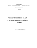 NGUYÊN LÝ HOẠT ĐỘNG CỦA MỘT SỐ DETECTOR TRONG SẮC KÝ LỎNG VÀ KHÍ