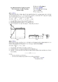 ĐỀ THI MÔN CƠ ỨNG DỤNG A BỘ MÔN CƠ HỌC - ĐH SƯ PHẠM KỸ THUẬT TP.HCM