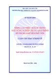 Nâng cao hiệu quả sử dụng đất nông nghiệp trong quá trình đô thị hóa huyện phổ yên