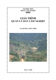 Giáo trình Quản lý đất lâm nghiệp - TS. Dương Viết Tình