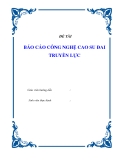 BÁO CÁO CÔNG NGHỆ CAO SU ĐAI TRUYỀN LỰC