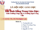 Bất bình đẳng trong giáo dục: Trường công lập và trường ngoài công lập