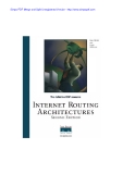 Internet Routing Architectures (2nd Edition)