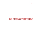 Đề cương ôn triết học