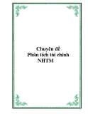 Tài liệu QTKD NHTM - Chuyên đề Phân tích tài chính NHTM