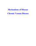 Mechanisms of Disease Chronic Venous Disease