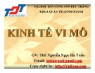 Bài giảng Kinh tế vi mô