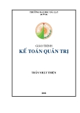 Giáo trình Kế toán quản trị - Trần Nhật Thiện