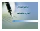 Tuyển dụng  -Chương 4